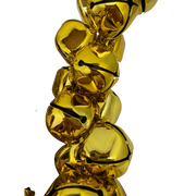 70 Inch Metal Jingle Bell Garland - Gold