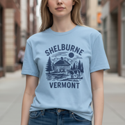 Shelburne Vermont Graphic Tee – Carolina Blue -