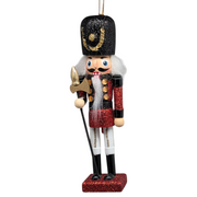 The Royal Drummer with Busby Hat Nutcracker Ornament