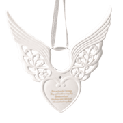 Wing Heart Memorial Ornament