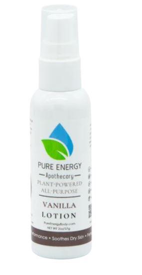 Pure Energy - 2 Oz Vanilla Lotion by SidePony Boutique