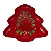 Tree Shaped Tray - Wishing You A Merry Christmas
