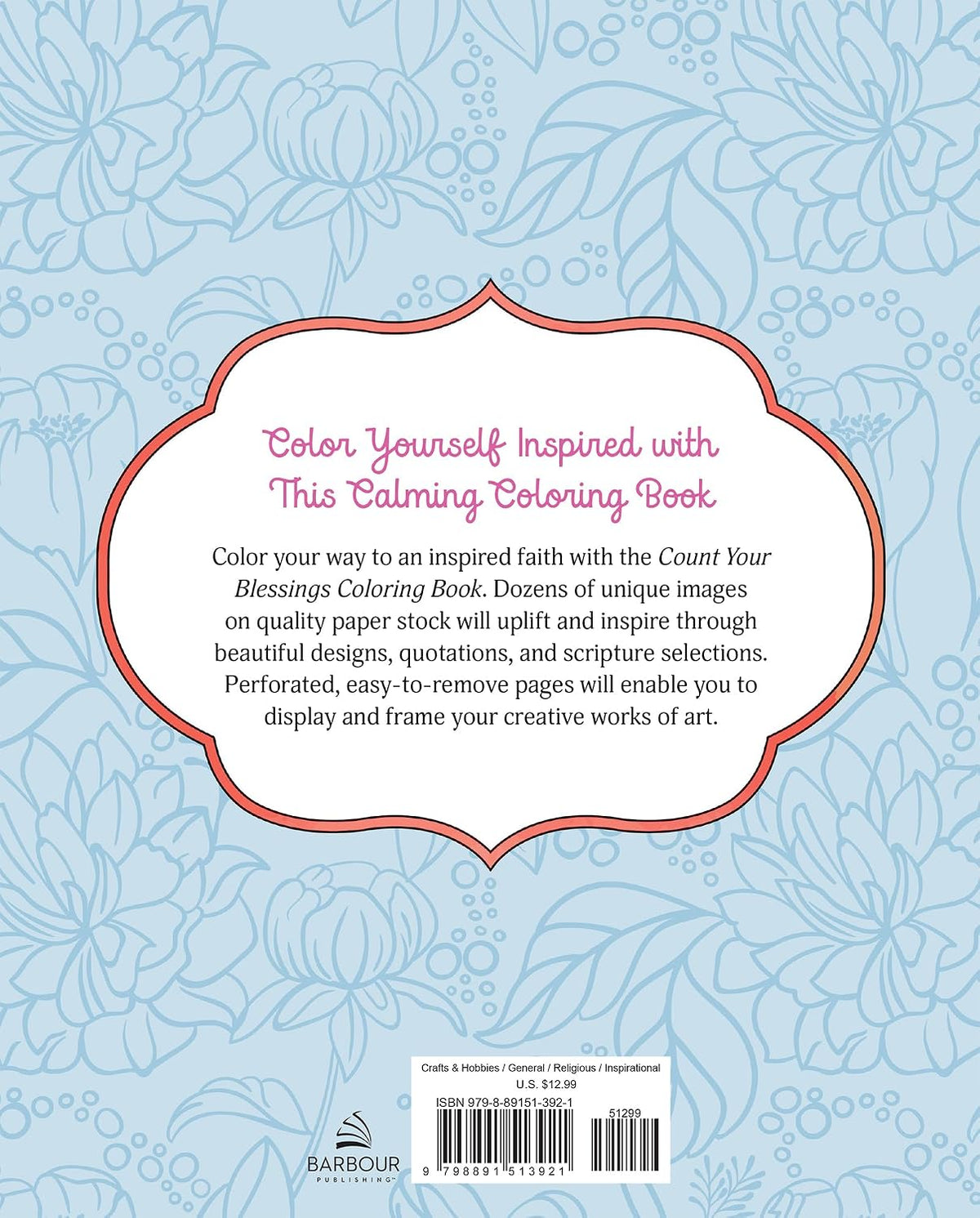 Count Your Blessings Coloring Book