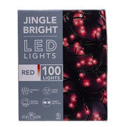 Jingle Bright 100 LED Light Set - Red