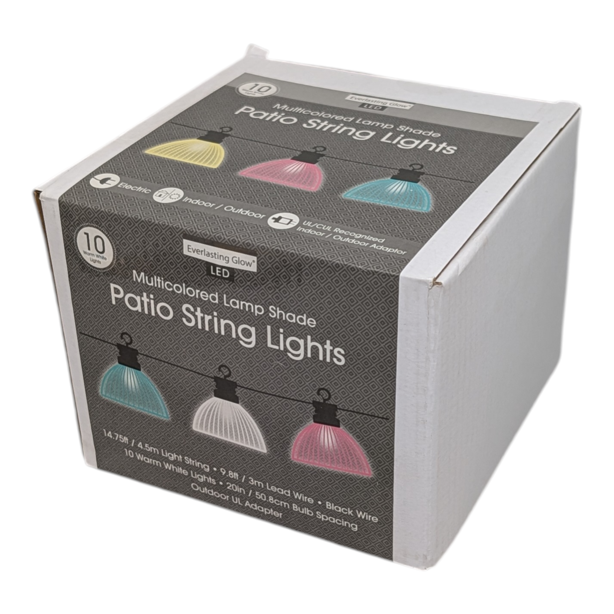 Retro Lampshade Patio String LIghts