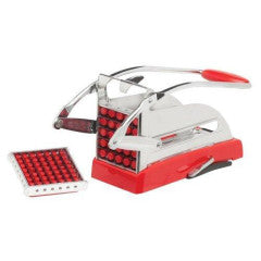 French Fry Cutter - Red / Silver by Homeportonline