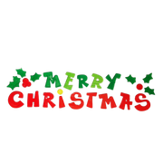 Wide Window Gel Clings - Merry Christmas Holly