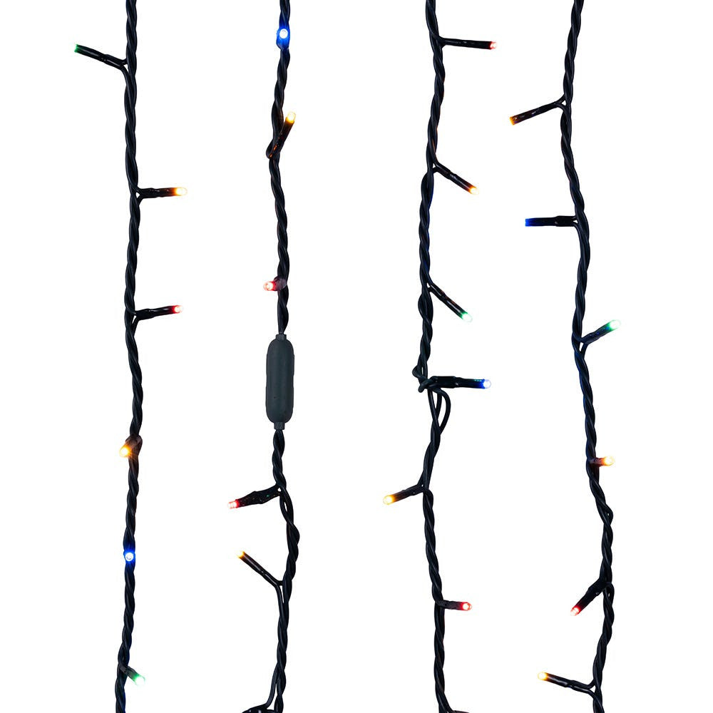 Jingle Bright 100 LED Light Set - Multicolor - Green Wire