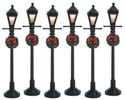 Village Gas Lantern Street Lamp - Set of 6