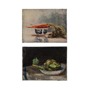 Wall Décor Canvas With Vegetable Still Life Multi Color 2 Styles Available by Homeportonline