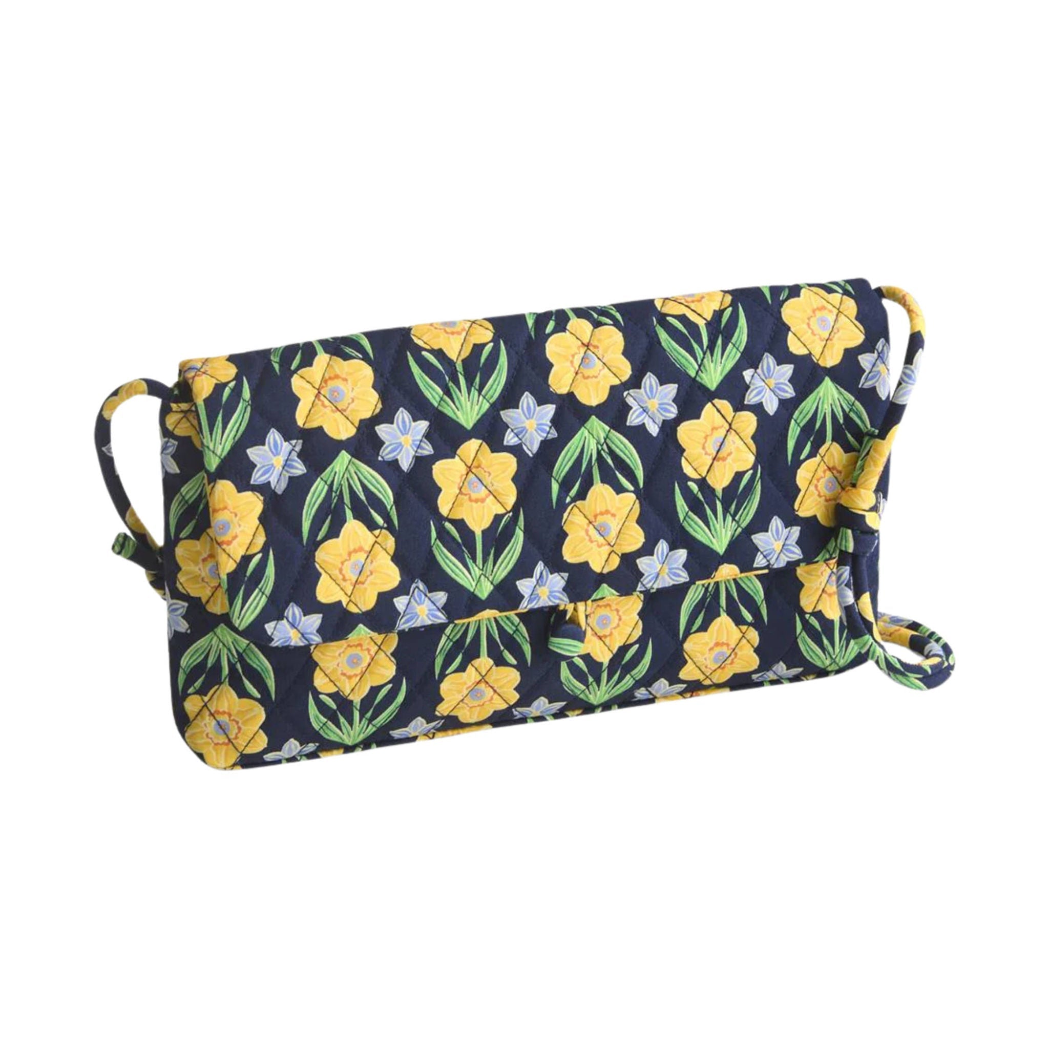 Vera Bradley Andover Shoulder Bag - Daffodils In Premium Cotton by Lenny's Shoe & Apparel
