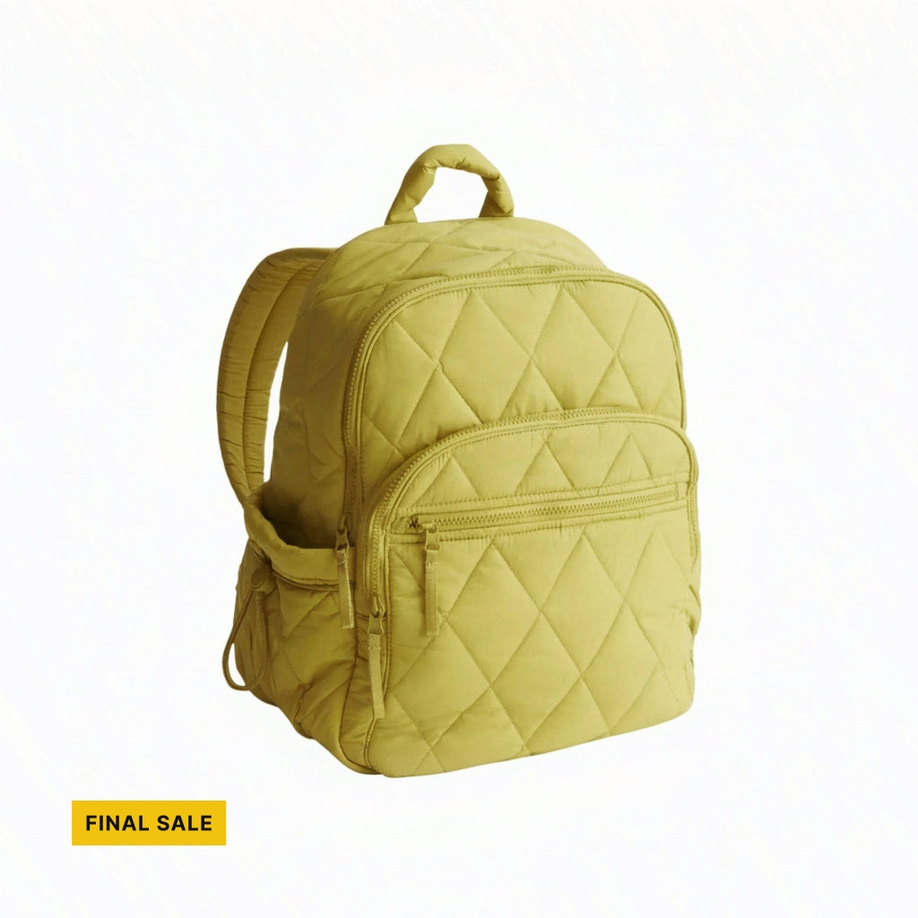 Vera Bradley Bancroft Backpack Featherweight - Golden Olive