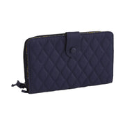Vera Bradley Cotton Large Tab Wallet - Peacoat by Lenny's Shoe & Apparel
