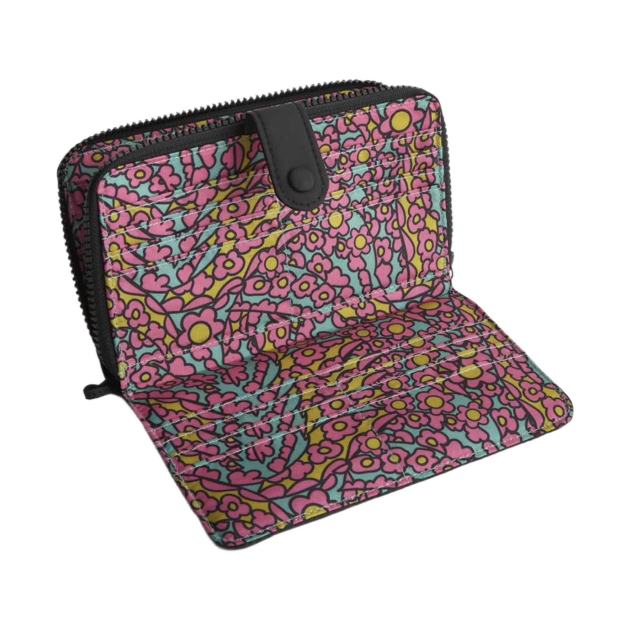 Vera Bradley Large Tab Wallet In Featherweight - Moonless Night by Lenny's Shoe & Apparel