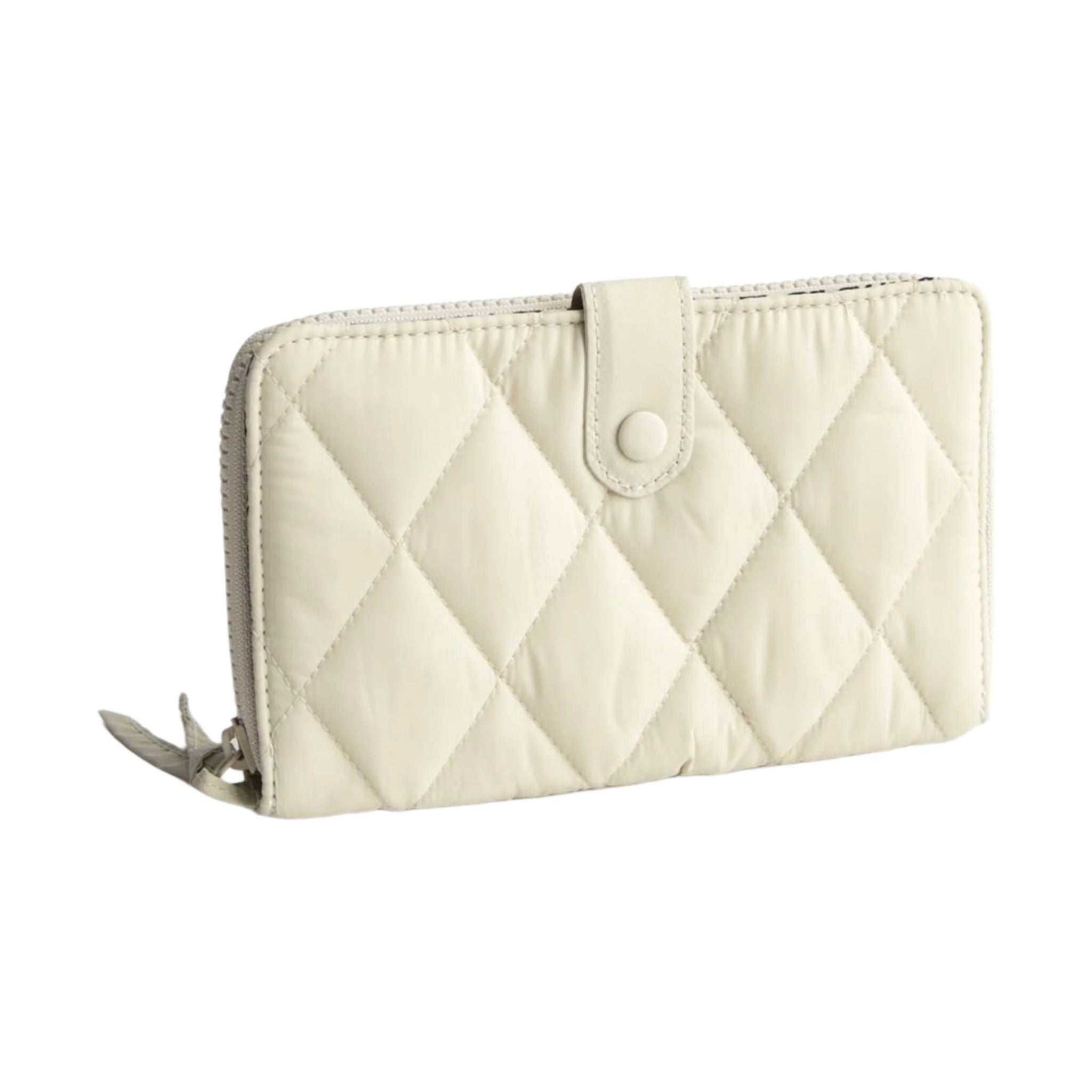 Vera Bradley Large Tab Wallet In Featherweight - Pumice Stone by Lenny's Shoe & Apparel