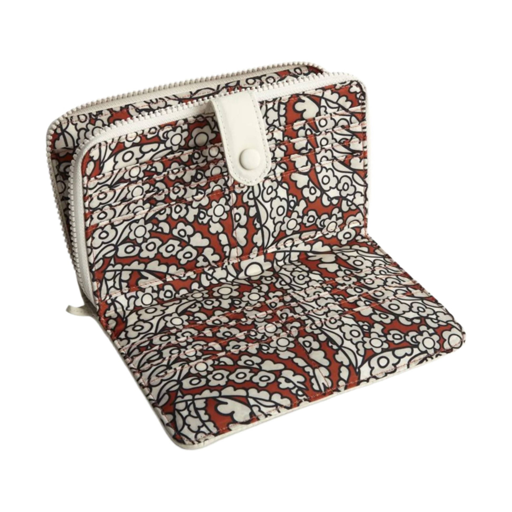 Vera Bradley Large Tab Wallet In Featherweight - Pumice Stone by Lenny's Shoe & Apparel