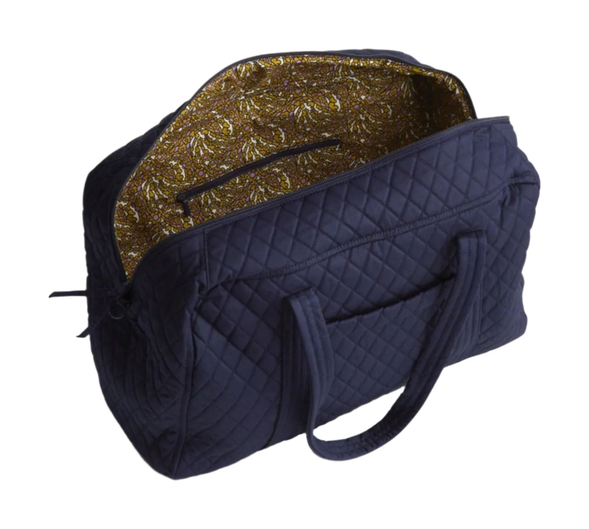 Vera Bradley Miramar Weekender Bag - Peacoat In Premium Cotton by Lenny's Shoe & Apparel