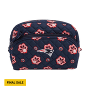 Vera Bradley NFL Medium Cosmetic New England Patriots - Nautical Blue/Red by Lenny's Shoe & Apparel