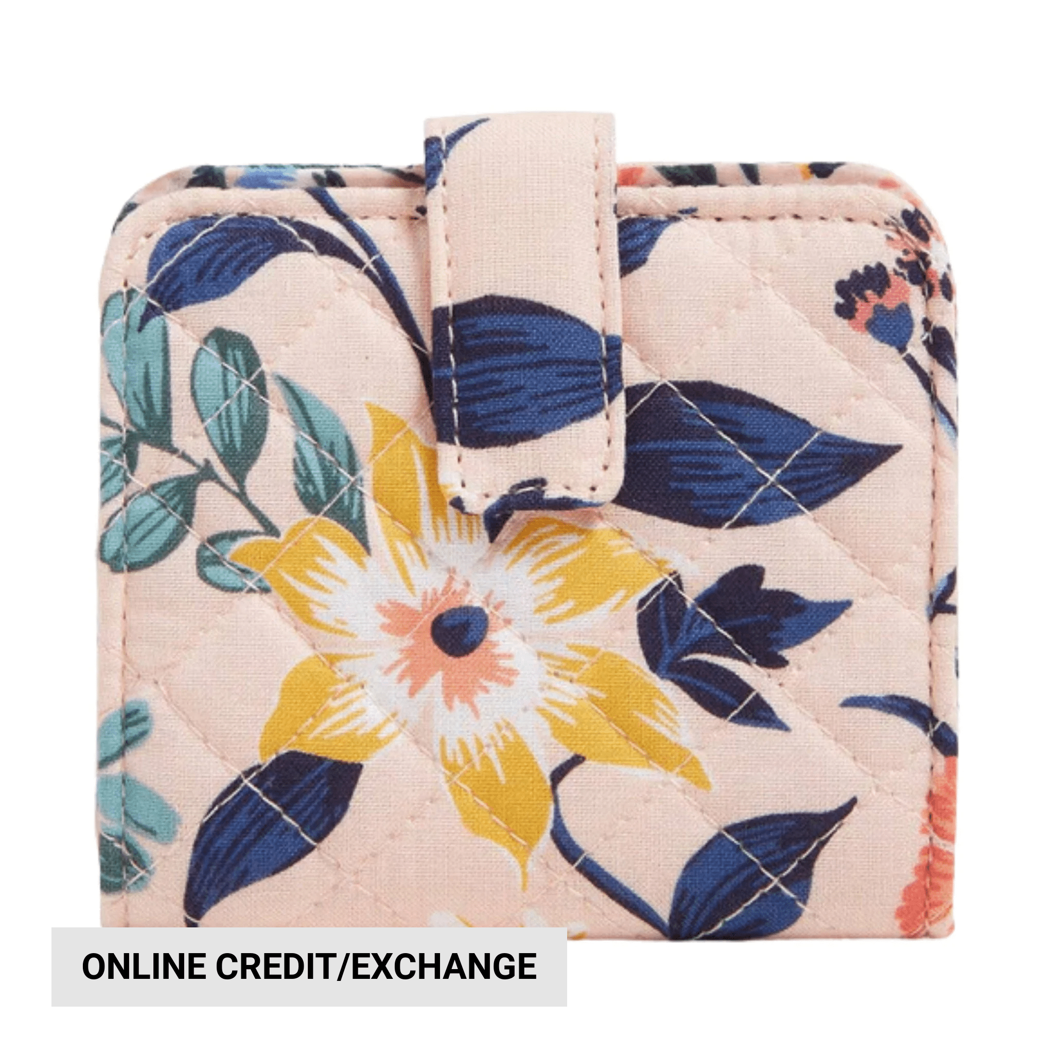 Vera Bradley RFID Finley Small Wallet - Paradise Coral by Lenny's Shoe & Apparel