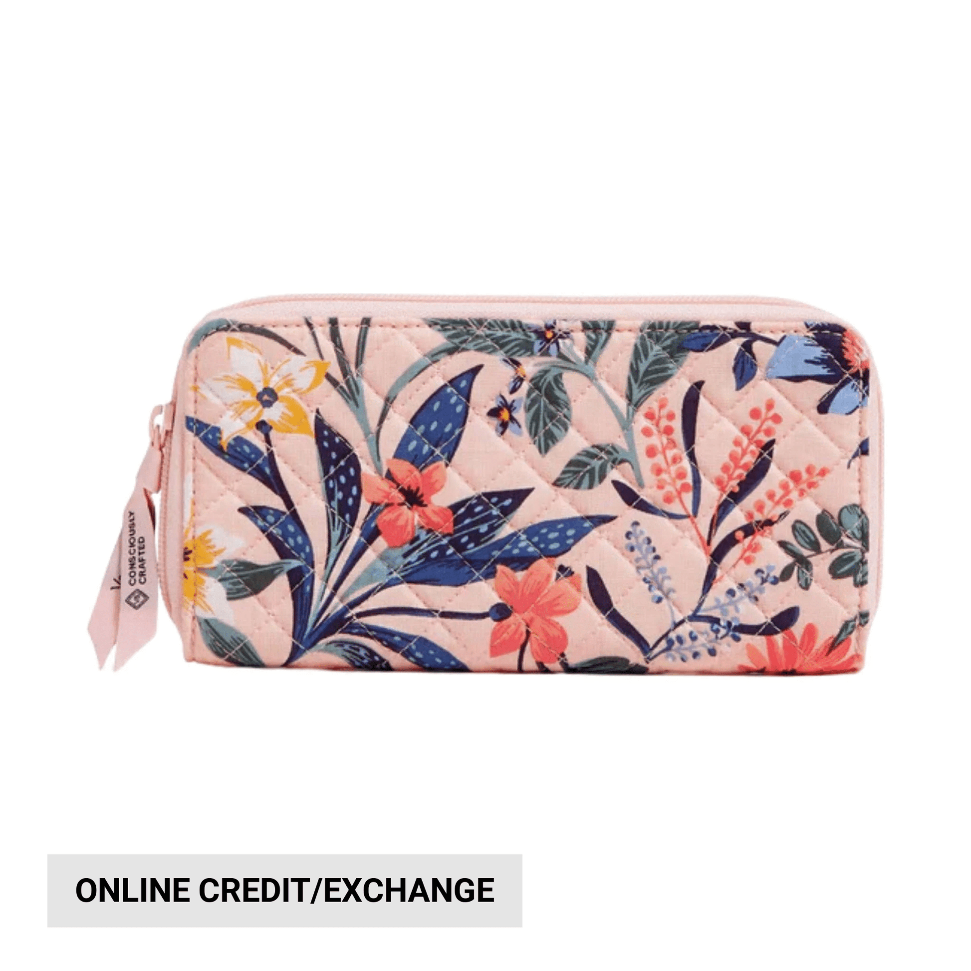 Vera Bradley RFID Jordin Continental Wallet - Paradise Coral by Lenny's Shoe & Apparel