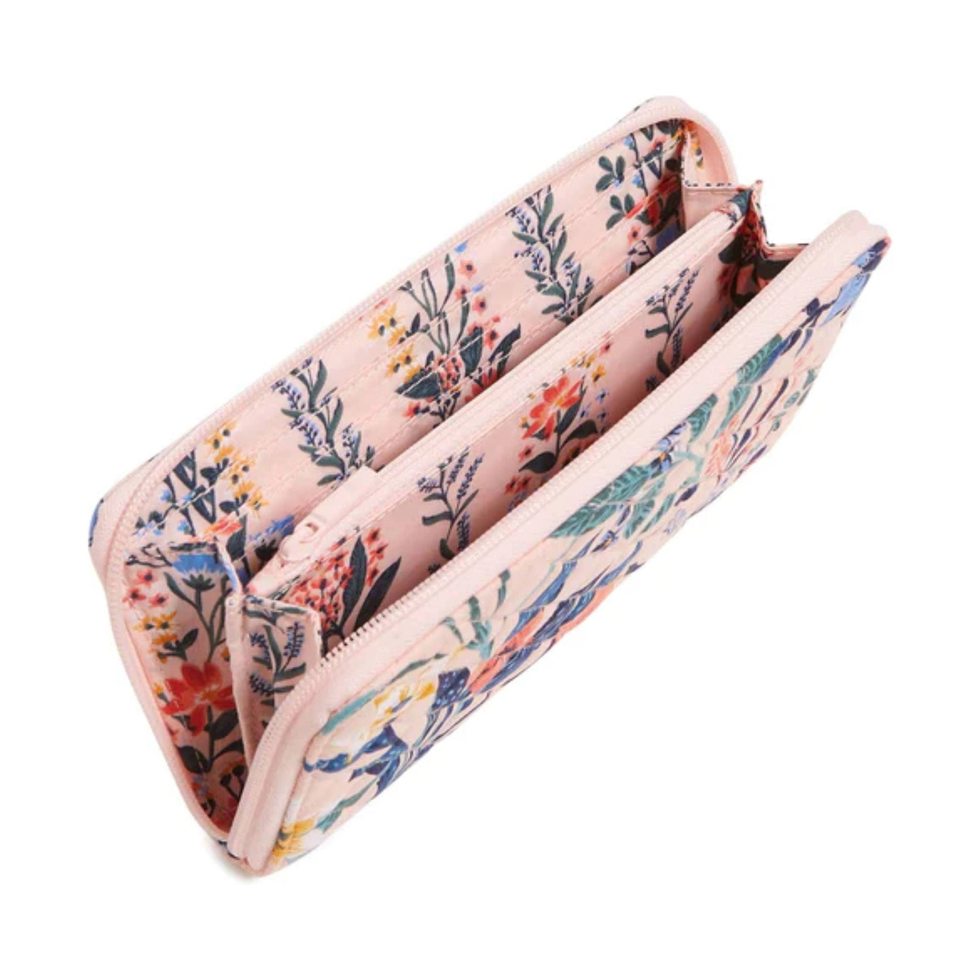 Vera Bradley RFID Jordin Continental Wallet - Paradise Coral by Lenny's Shoe & Apparel