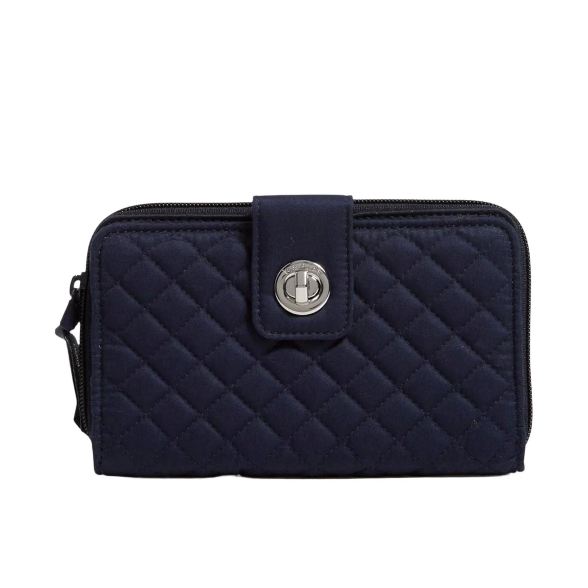 Vera Bradley RFID Turnlock Wallet - Classic Navy by Lenny's Shoe & Apparel