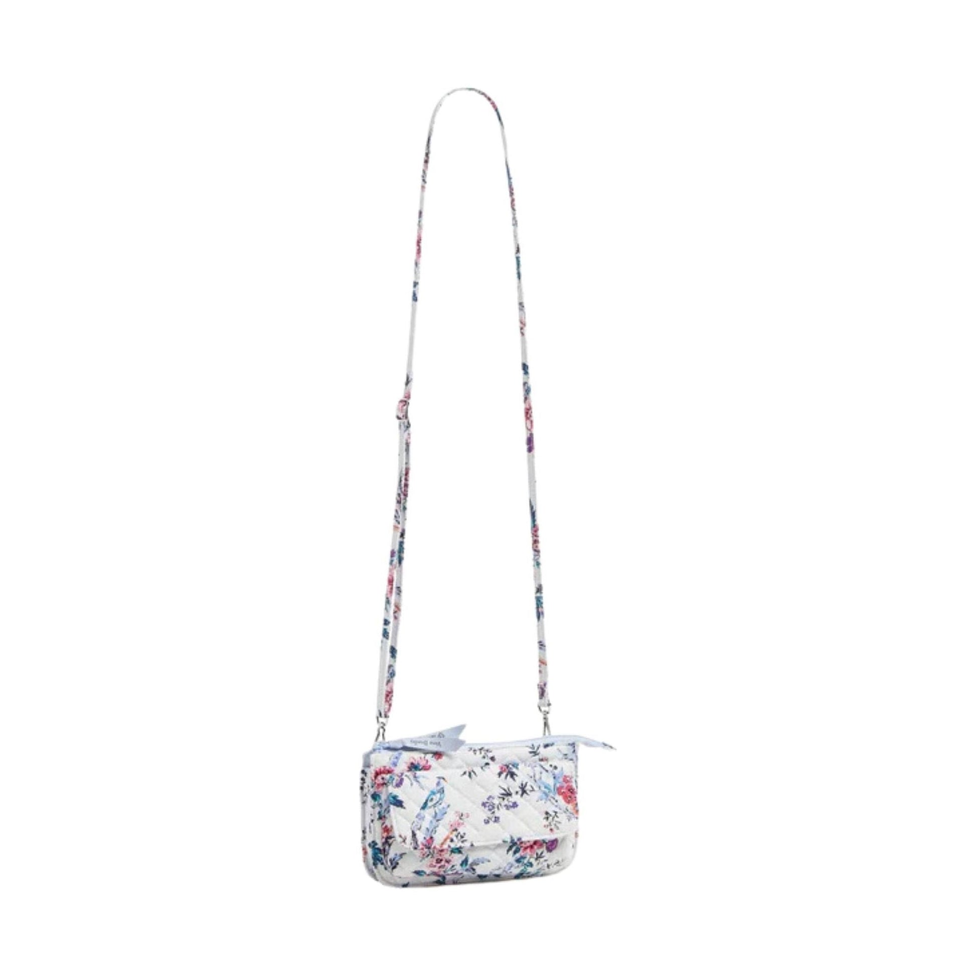 Vera Bradley RFID Wallet Crossbody - Magnifique Floral by Lenny's Shoe & Apparel