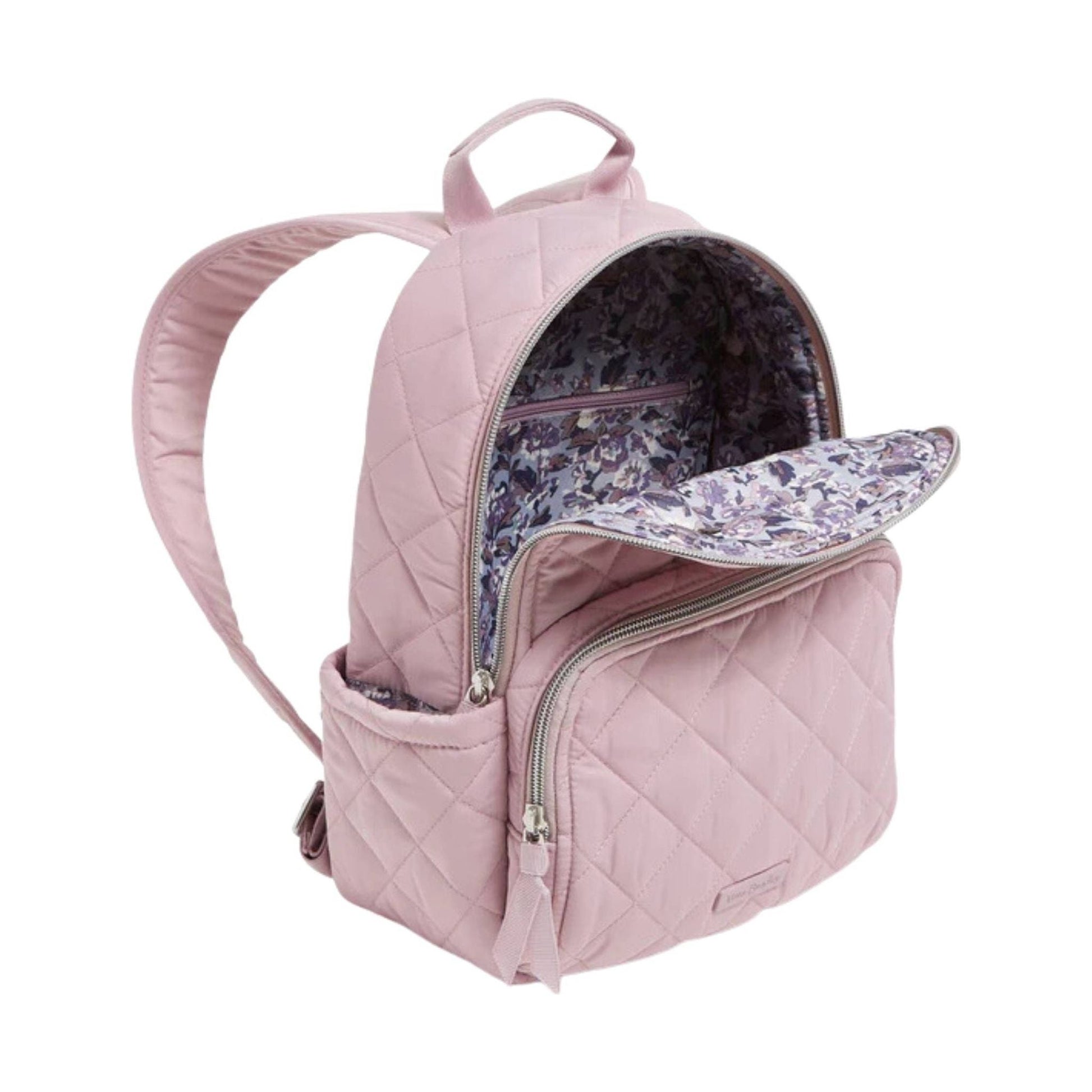Vera Bradley Small Backpack In Performance Twill - Hydrangea Pink by Lenny's Shoe & Apparel