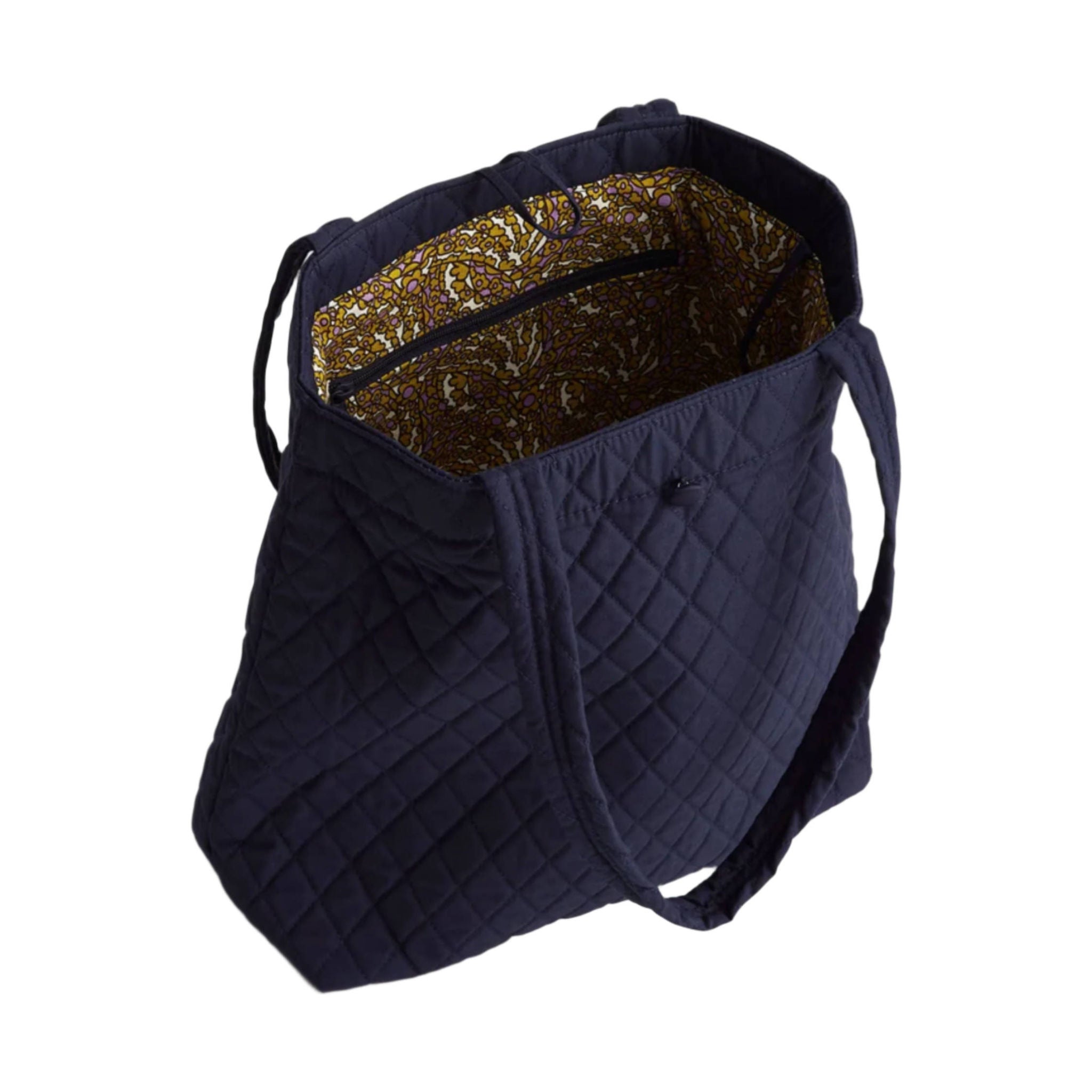 Vera Bradley Small Original Tote Bag - Peacoat In Premium Cotton by Lenny's Shoe & Apparel