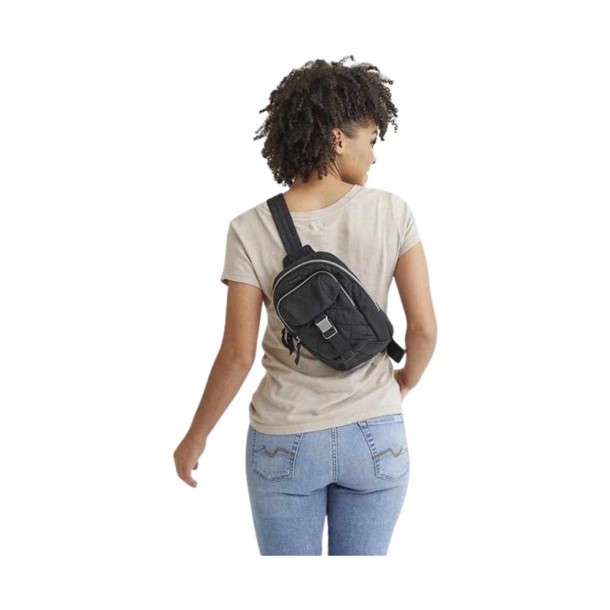 Vera Bradley Utility Sling Backpack - Black by Lenny's Shoe & Apparel