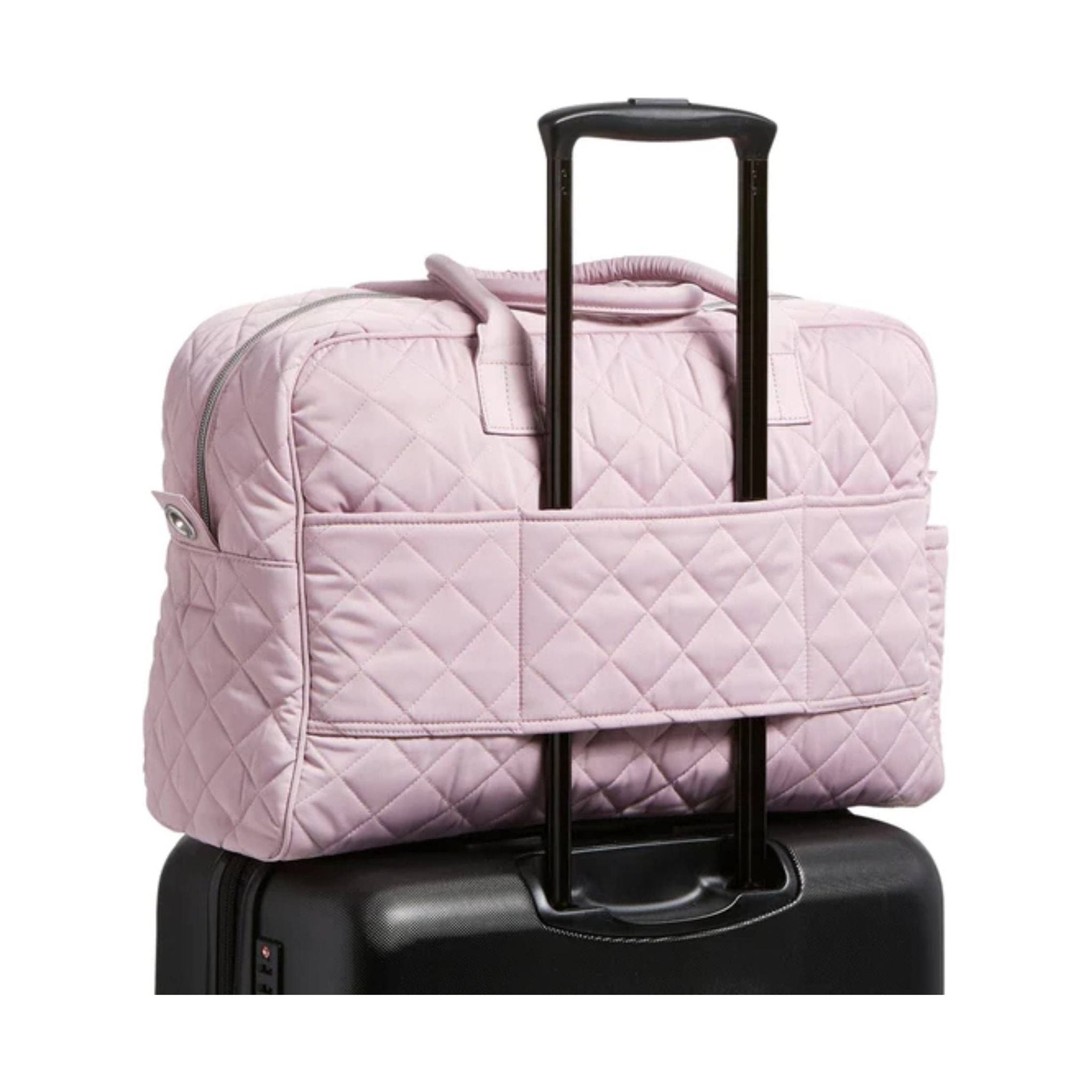 Vera Bradley Weekender Travel Bag In Performance Twill - Hydrangea Pink by Lenny's Shoe & Apparel