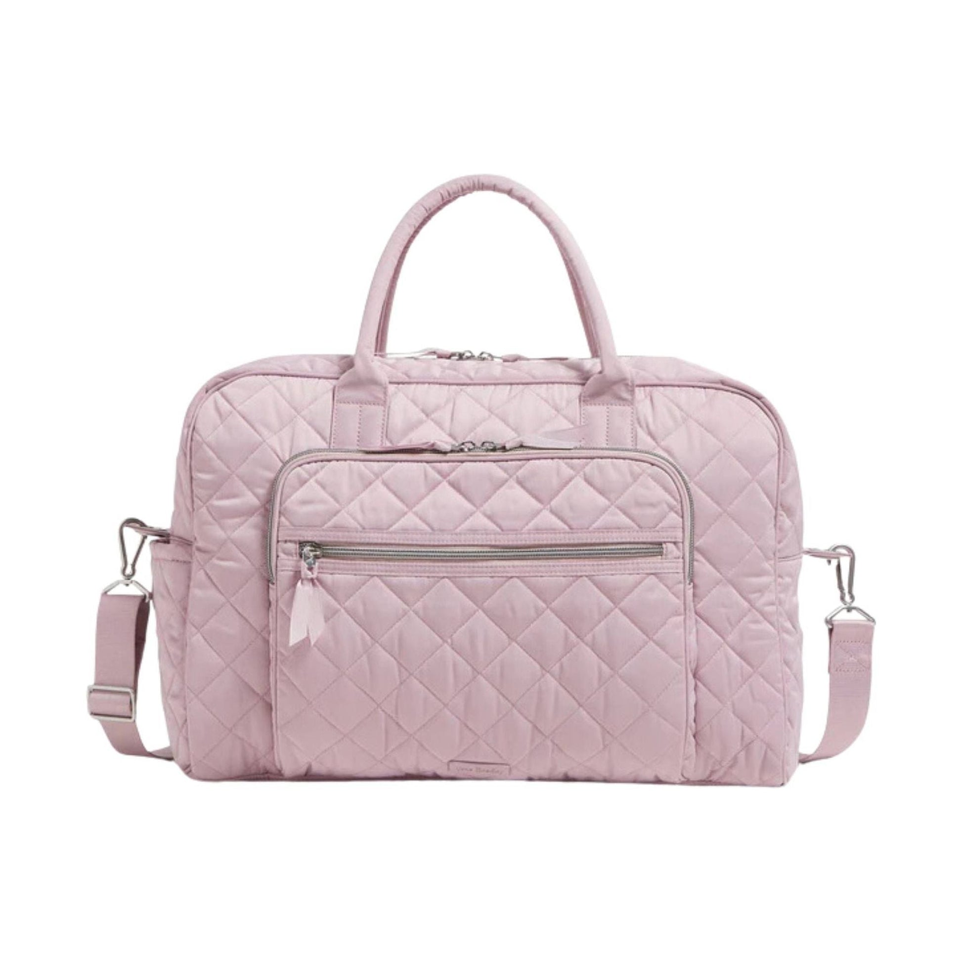 Vera Bradley Weekender Travel Bag In Performance Twill - Hydrangea Pink by Lenny's Shoe & Apparel