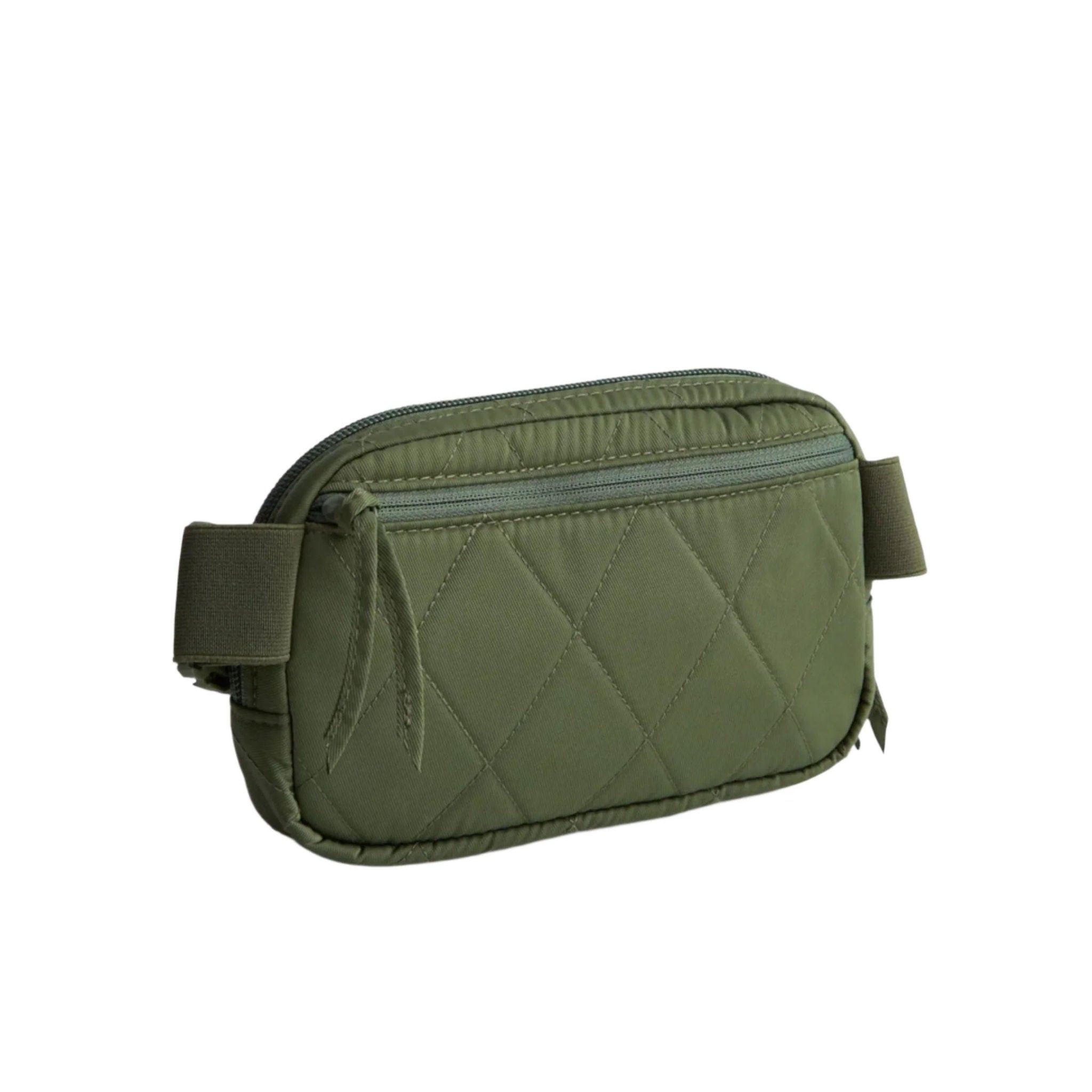 Vera Bradley Woodward Small Belt Bag In Performance Twill - Bronze Green by Lenny's Shoe & Apparel
