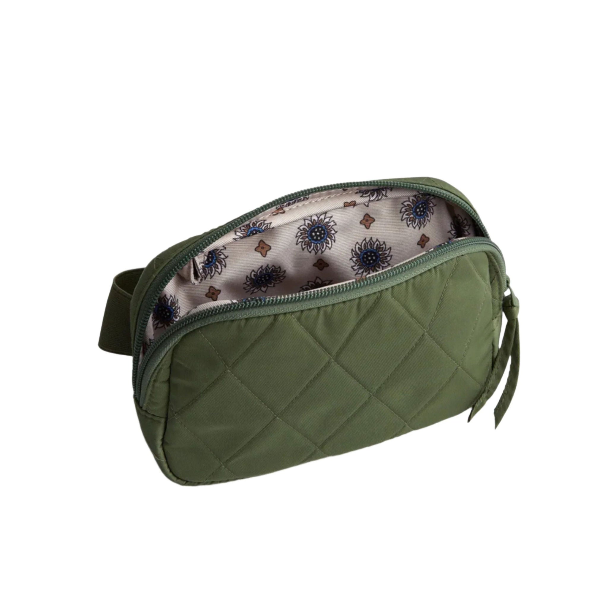 Vera Bradley Woodward Small Belt Bag In Performance Twill - Bronze Green by Lenny's Shoe & Apparel