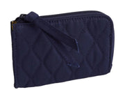 Vera Bradley Zip Card Pouch - Peacoat In Premium Cotton by Lenny's Shoe & Apparel