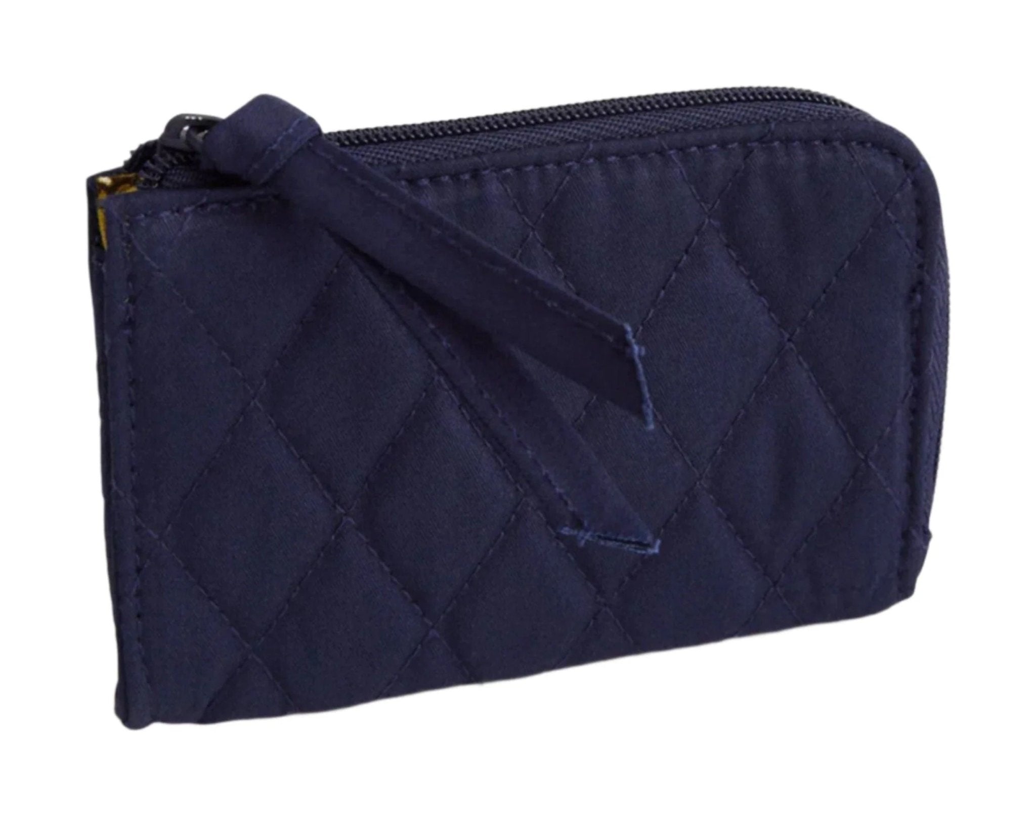 Vera Bradley Zip Card Pouch - Peacoat In Premium Cotton by Lenny's Shoe & Apparel