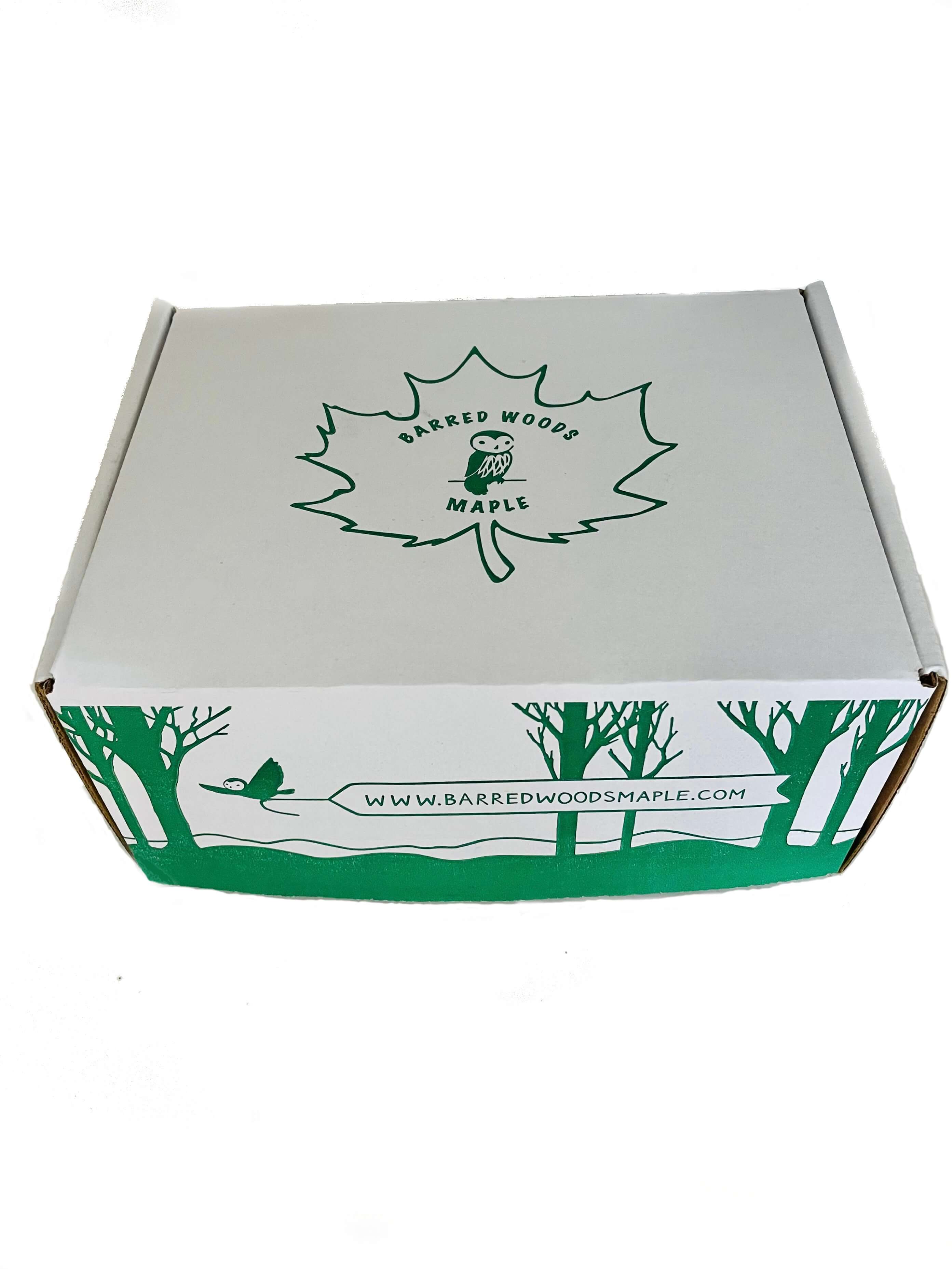 Perfect Vermont Gift - Maple Syrup Gift Box with Maple Treats by Barred Woods Maple