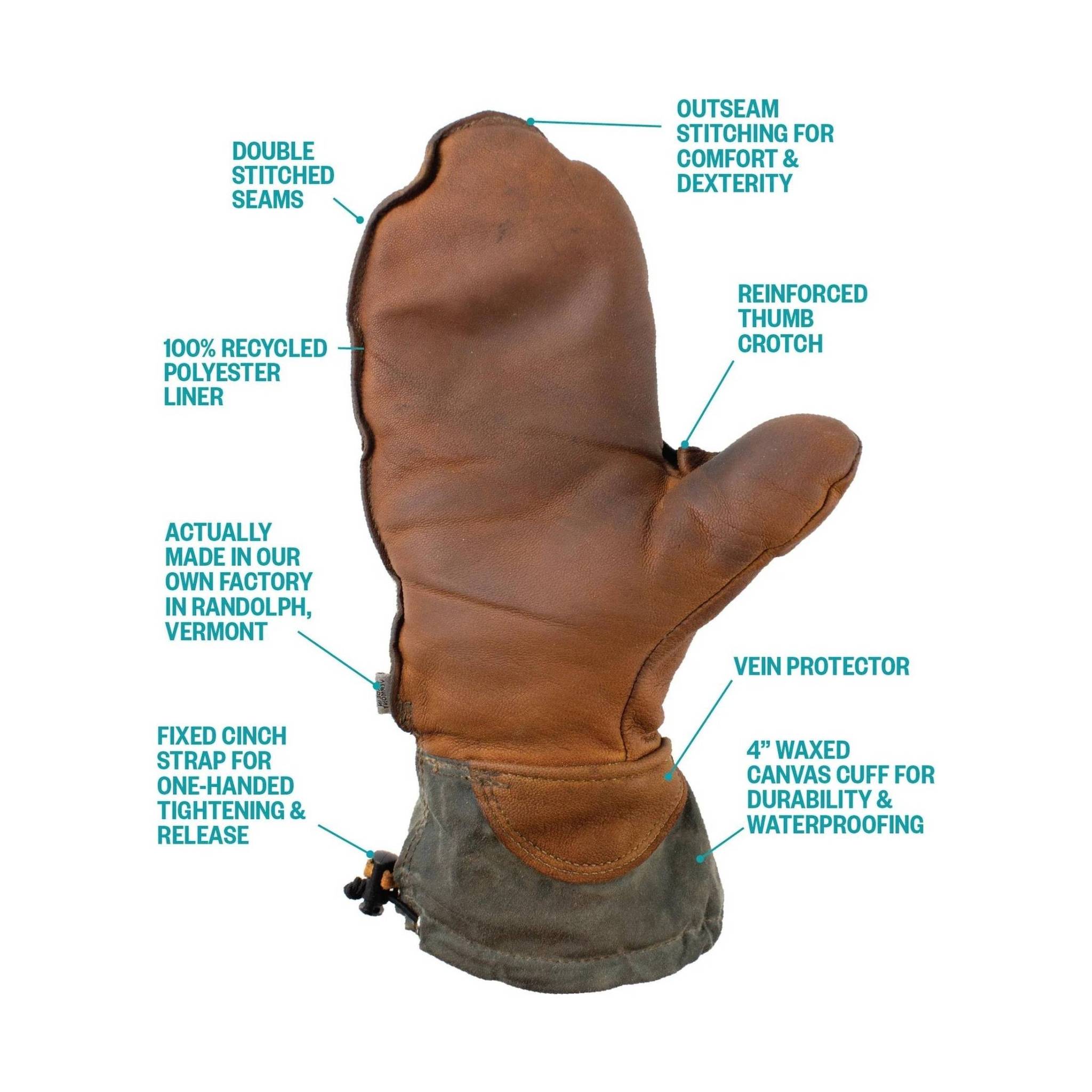 Vermont Glove The Jefflo Mitten by Lenny's Shoe & Apparel