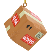 Damaged Delivery Package Christmas Ornaments