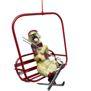 Dog Ski Lift Ornament