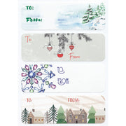 50 Count Peel and Stick Gift Tags - Holiday Classics