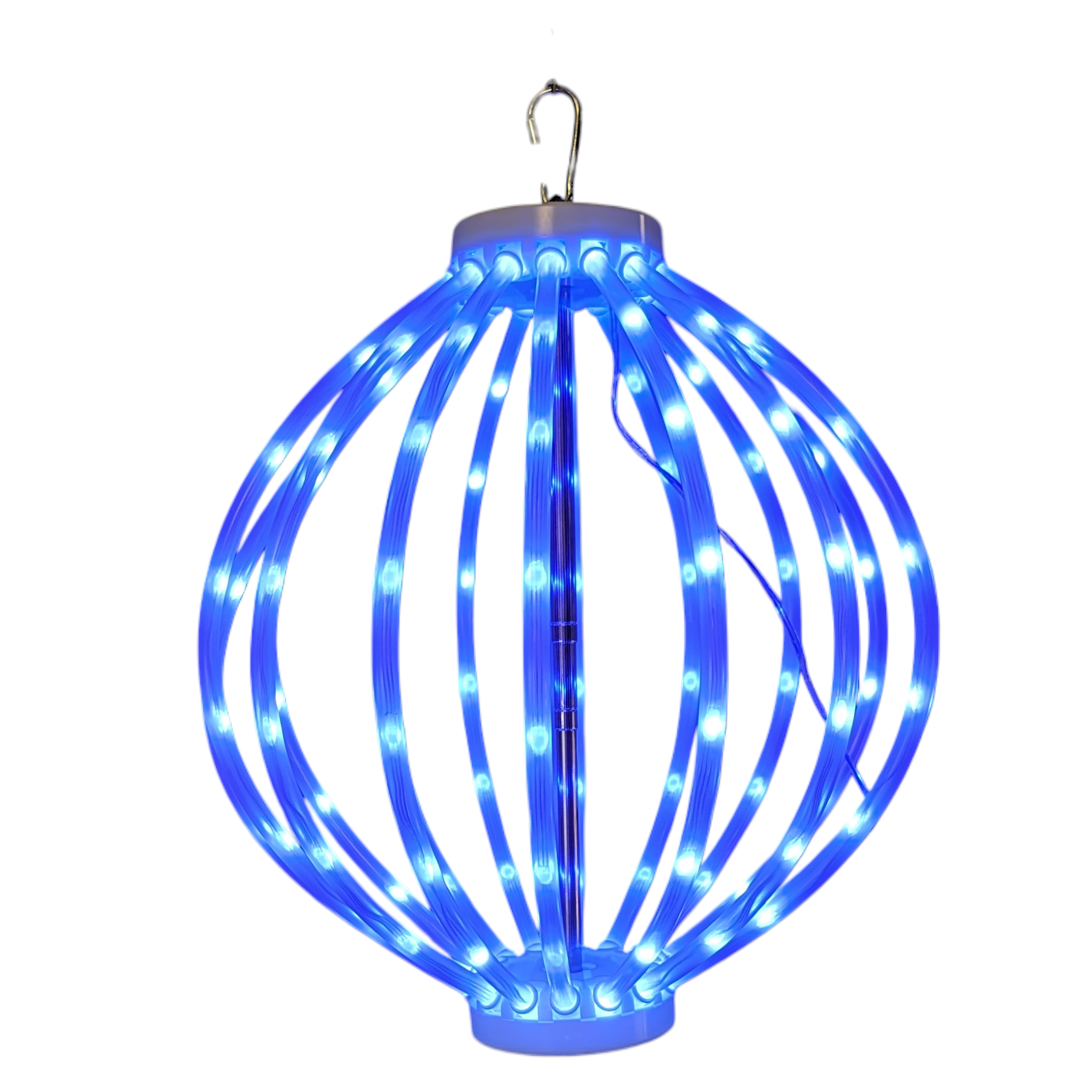 Illuminated PVC Tube Sphere - 12 inch