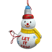 Snowman Sewing Ornament