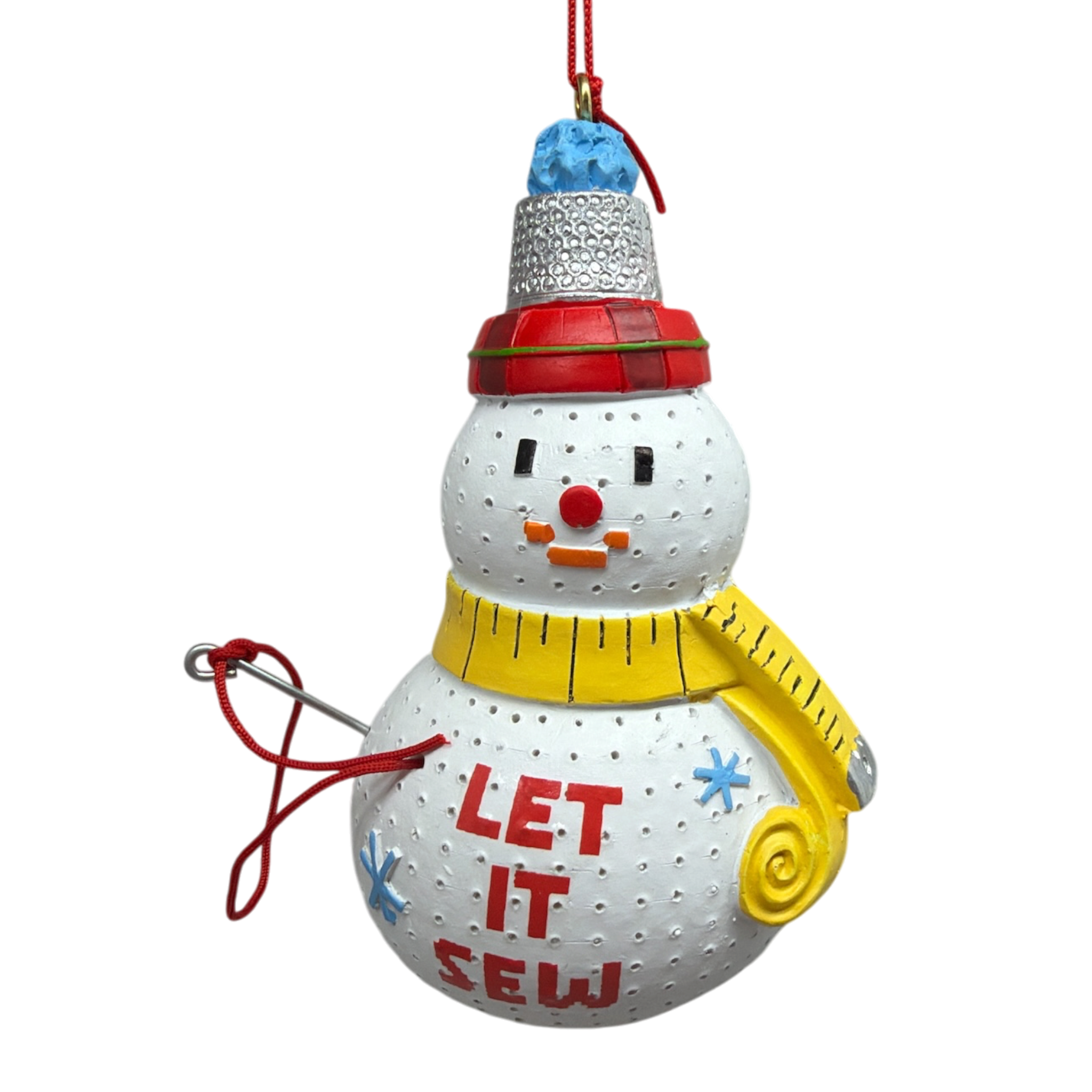 Snowman Sewing Ornament