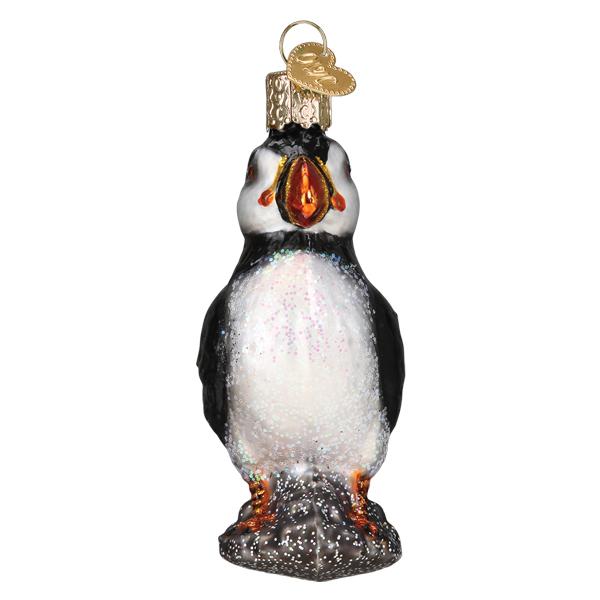 Puffin Glass Ornament