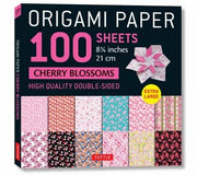 Origami Paper 100 Sheets Cherry Blossoms 8 1/4