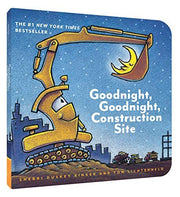 Goodnight, Goodnight Construction Site (Board Book for Toddlers, Children’s Board Book)