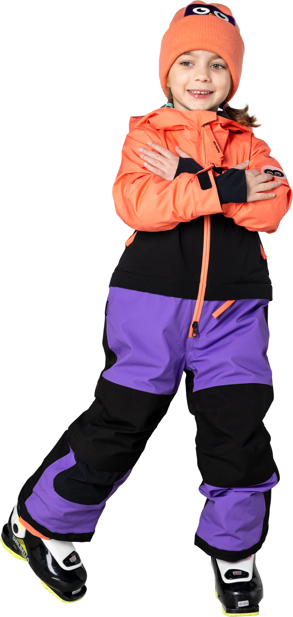 Toddler Vista Insulated Snowsuit - Coral/Raven Black/Grape