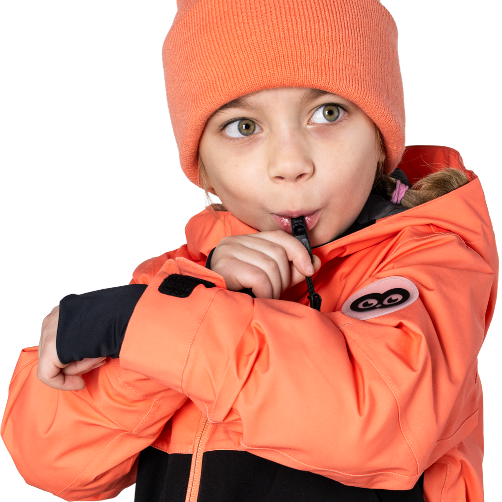 Toddler Vista Insulated Snowsuit - Coral/Raven Black/Grape