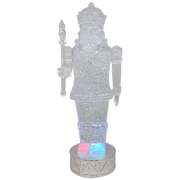 Spinning Water Globe Toy Soldier - Silver Base
